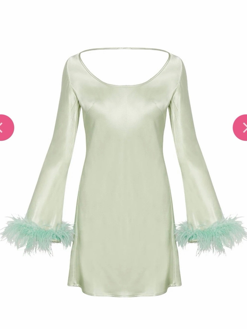Rezek Studio MINT FOXY MINI DRESS